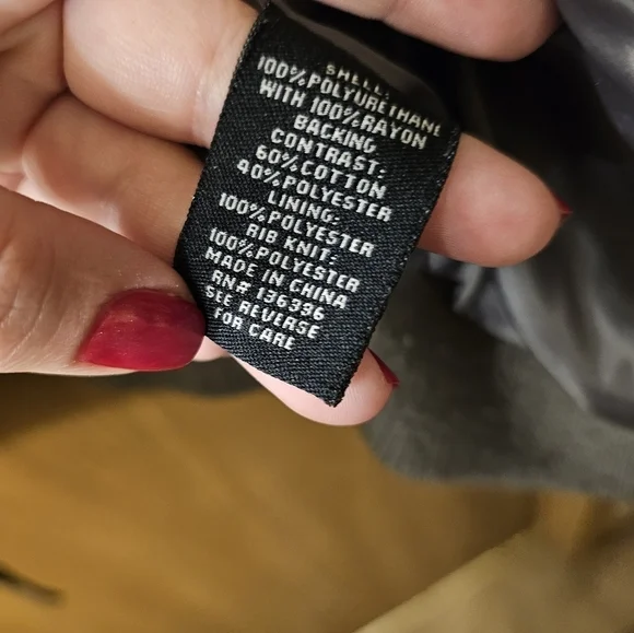 DEB XL Faux leather varsity jacket - Picture 4 of 4